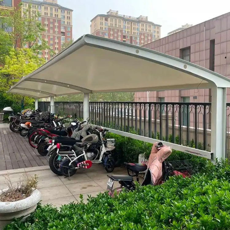 文昌市膜结构电动车棚